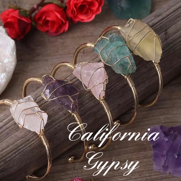 Citrine Crystal Gypsy Bracelet - Picture 3 of 5